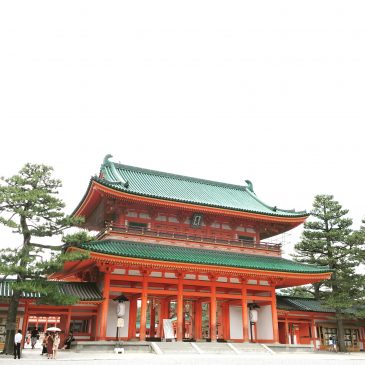 Heian shrine in Kyoto. Location scouting,,,