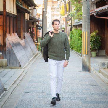 With our photographer at Higashiyama area in Kyoto, Japan.