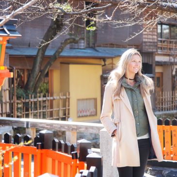 Vacation from Australia. With a photographer in Kyoto.