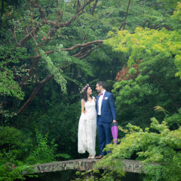 Shooting a wedding reception in August.